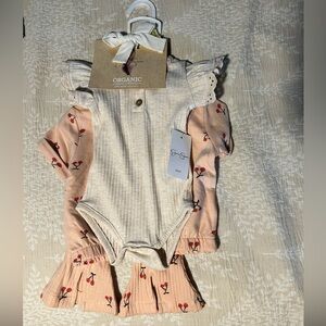 NWT 3 Piece Pink Baby Outfit